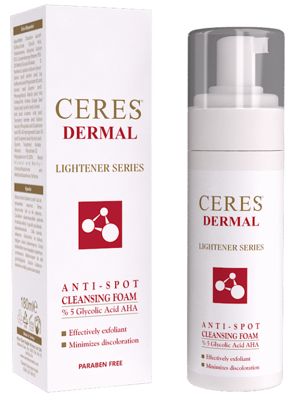 Ceres Brightening Cream +Ceres Dermal Lightener Series Brightening Cleansing Foam - Görsel 2