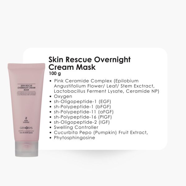 Genosys Skin Rescue Overnight Cream Mask -ROM - Görsel 2